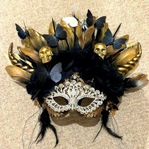 Handmade Mardi Gras mask